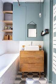 La petite salle de bain est une place d'honneur de la décoration. Petite Salle De Bain Optimisee Inspiration Coup De Coeur Cote Maison