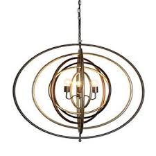 Da5073 Creative Co Op Metal Multi Ringed Pendant Light