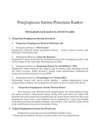 Sk sarana dan prasarana sekolah. Doc Penghapusan Sarana Prasarana Kantor Rina Lontaan Academia Edu