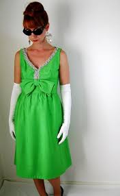 1960s Dress Bright Green Cocktail Party Mad Men Autumn Etsy Fashion Green Cocktail 1960 S Dress