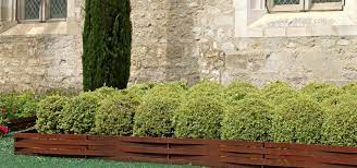 bordure en plessis corten de retenue de talus jardin apanages bordure bordures garden jardinage jardins paysage paysag bordure jardin corten jardins