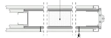 Porte A Galandage De 100mm Et Epaisseur De Rail