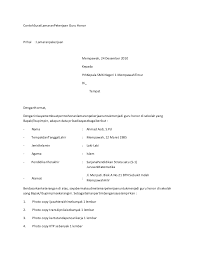 Tentu surat lamaran kerja guru, langsung tertuju pada posisi pengajar/guru. Contoh Surat Lamaran Kerja Guru Tahun Contoh Surat