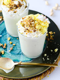 Spiked Pistachio Cupcake Milkshakes By How Sweet Eats How Sweet Eats Pistachio Cream Food