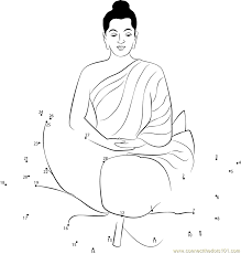 See more ideas about buddha drawing, buddha, buddha art. Blessed Buddha Purnima Dot To Dot Printable Worksheet Connect The Dots