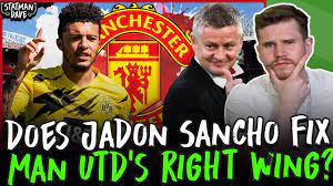 Manchester united have agreed to an £80 million deal with borussia dortmund for star winger jadon sancho, according to the mirror. Jadon Sancho Man Utd Right Wing Fixed Youtube