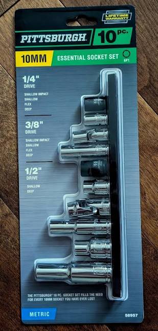 Harbor freight 10 mm socket set solution