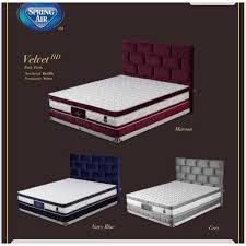 Mattress retailers have the beds on display for a reason! Springbed Spring Air Velvet Hd Kasur Spring Air Mattress Set Shopee Indonesia