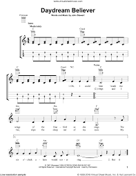 Monkees Daydream Believer Sheet Music For Ukulele Pdf Sheet Music Ukulele Songs Morse Code Words