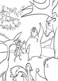 Free cute lemming animal printable coloring pages download. Boog Meets The Other Animals In Open Season Coloring Pages Bulk Color