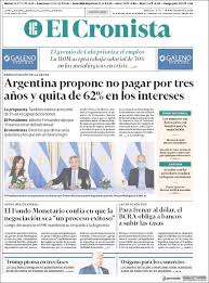 Con la ley de la pandemia en duda, alberto prorrogará el dnu con las restricciones. Newspaper El Cronista Comercial Argentina Newspapers In Argentina Friday S Edition April 17 Of 2020 Kiosko Net