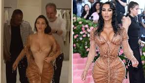 Kim kardashian had to take literal breathing lessons to wear her met gala corset. Watch The Insane Way Kim Kardashian Made Sure She Fit Her Met Gala Dress Newshub