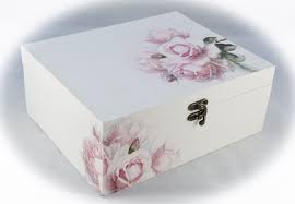 Decoupage Decorated Box Make Up Box Sewing Box Storage Box Keepsake Box In 2020 Decorative Boxes Keepsake Boxes Cigar Box Crafts