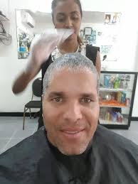 THE CRITIC DOWN AT THE SALON GETTING SOME PAMPERING.