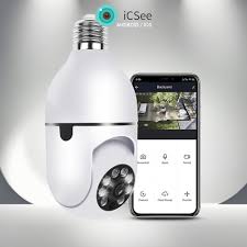 Foco Cámara Icsee 360° PTZ - Fácil Instalación