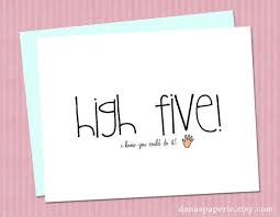 Congratulations Card Awesome Job Cute Congratulations Card High Five Card Work Promotion Card Well Done Promotion Card Congrats Card Congratulations Card