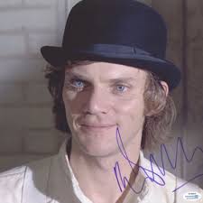 Malcolm McDowell Autograph Profile by RACC