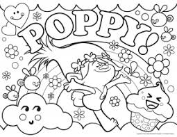 Free printable coloring pages and book for kids. Trolls Free Printable Coloring Pages For Kids