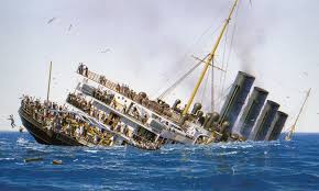 real time lusitania sinking
