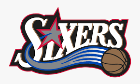 At it's center you will recognize and updated basketball and the previous version 76ers wordmark. Old School 76ers Logo