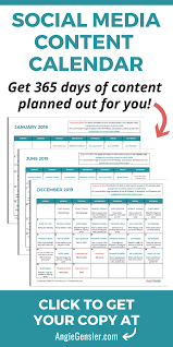 Get Results On Social Media With 365 Days Of Post Ideas And Hundreds Of Images Planned Out For You Marketing Strategy Social Media Social Media Social Media Planner