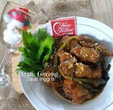 Resep Ayam Goreng Saus Inggris Oleh Nancy Firstiant S Kitchen Recipe Ayam Goreng Memasak Resep Ayam