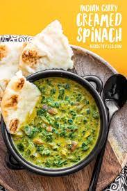Indian Style Creamed Spinach Recipe Budget Bytes Recipe In 2020 Vegetarian Recipes Easy Recipes Whole Food Recipes