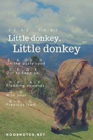 Check spelling or type a new query. Little Donkey Traditional Letter Notes For Beginners Music Notes For Newbies