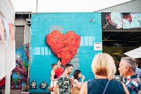 Little Rundle Street Artist Steve Glass And Megaman Photo Belinda Monck Little Rundle Street Kent Town Adelaide Beautiful Artwork Street Art Artist