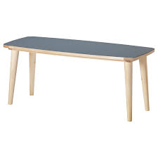 Omtanksam Table Basse Anthracite Bouleau 115x60 Cm Ikea Coffee Table Ikea Table
