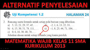 Bantuan tersebut dibayar sekaligus dan yayasan menerima sebesar rp50.000.000,00. Alternatif Penyelesaian Soal No 2e Ukom 1 2 Hal 24 Matematika Wajib Kls 11 Sma K13 Youtube