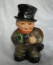 Goebel 1972 Irish Chimney Sweep Figurine 10741 10 1074110 Shamrock Top Hat West Germany Collectible Chimney Sweep Vintage Hummel Figurines