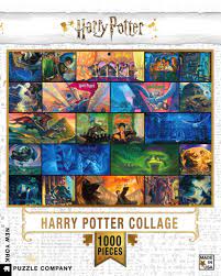 Harry potter enchanted car 100pc jigsaw puzzle a fabulous wizarding world. Harry Potter Collage New York Puzzle Company