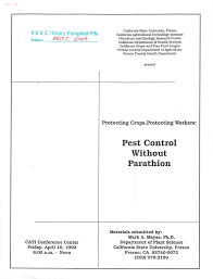 Structural pest control applicators (spcas) are persons who apply pesticides or use any device to control, mitigate, or repel pests that are in, on, or around structures and work for a licensed structural pest control company. Publication Protecting Crops Protecting Workers Pest Control Without Parathion Id Br86b617n Scholarworks