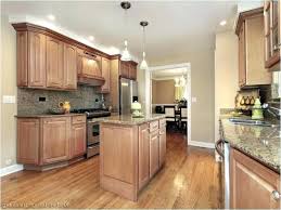 Poplar Stained Cabinets Oak Kitchen Cabinets Red Kitchen Walls Oak Cabinets