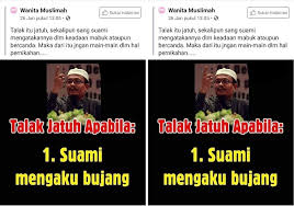 Isi taklik talak sudah ditentukan oleh. Apakah Jatuh Talak Jika Suami Mengaku Bujang