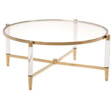 Studio 55d felicity 18 wide glass and clear acrylic round accent table. Round Acrylic Coffee Table Furniture Home Living Furniture Tables Sets On Carousell