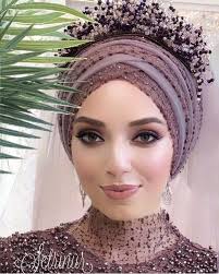 Nurshafiza Azni Adli Kullanicinin Ferace Modelleri Panosundaki Pin Guzel Turban Dugun Gelin Dugun