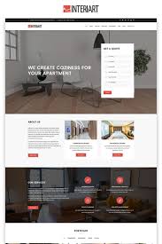 Interior Design Landing Page Html Template Interior Design Website Interior Design Software Portfolio Website Design