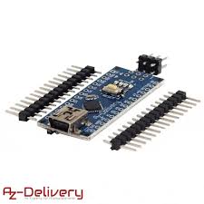 It offers the same connectivity and specs of the arduino uno board in a smaller form factor. Nano V3 0 Mit Atmega328 Ch340 Az Delivery