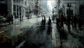 Juxtapoz Magazine New Jeremy Mann Monograph Cityscape Painting Cityscape City Painting