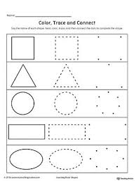 Shapes poster works to hang in your classroom. Simple Dot To Dot Shapes Novocom Top