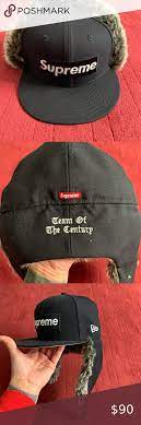 Supreme New Era Hat Outfits With Hats New Era Hat Ear Flap Hats