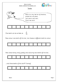 Although the activities are geared more to the preschool to kindergarten age group, adding one or two less challenging activities when learning the numbers can be a welcome break for the kids and can be given as a bonus activity. Fraction Worksheets For Year 3 Age 7 8 Urbrainy Com