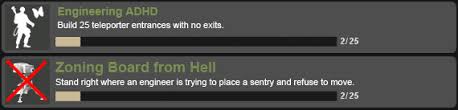 To unlock all archivements in tf2 do this: Team Fortress 2 Achievements Anyone Can Get