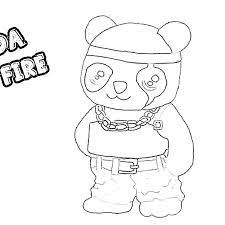 Desenho Do Pet Panda Free Fire Para Colorir Jogos Para Colorir Desenhos Colorir