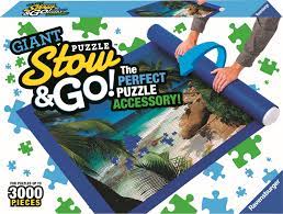Giant puzzle stow and go. Ravensburger Giant Stow Go Jigsaw Puzzle Storage Accessory Stores Up To 3 000 Pieces Walmart Com Walmart Com