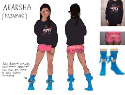 Butterfly Soup 2 is out now!!! — 1st pass at Akarsha's pajamas for future  ref! Like...