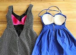 Sew Bras Inside Backless Dresses Diy Fashion Clothes Sewing Dresses