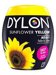 Dylon Washing Machine Fabric Dye Pod For Clothes Soft Furnishings 350g Sunflower Yellow